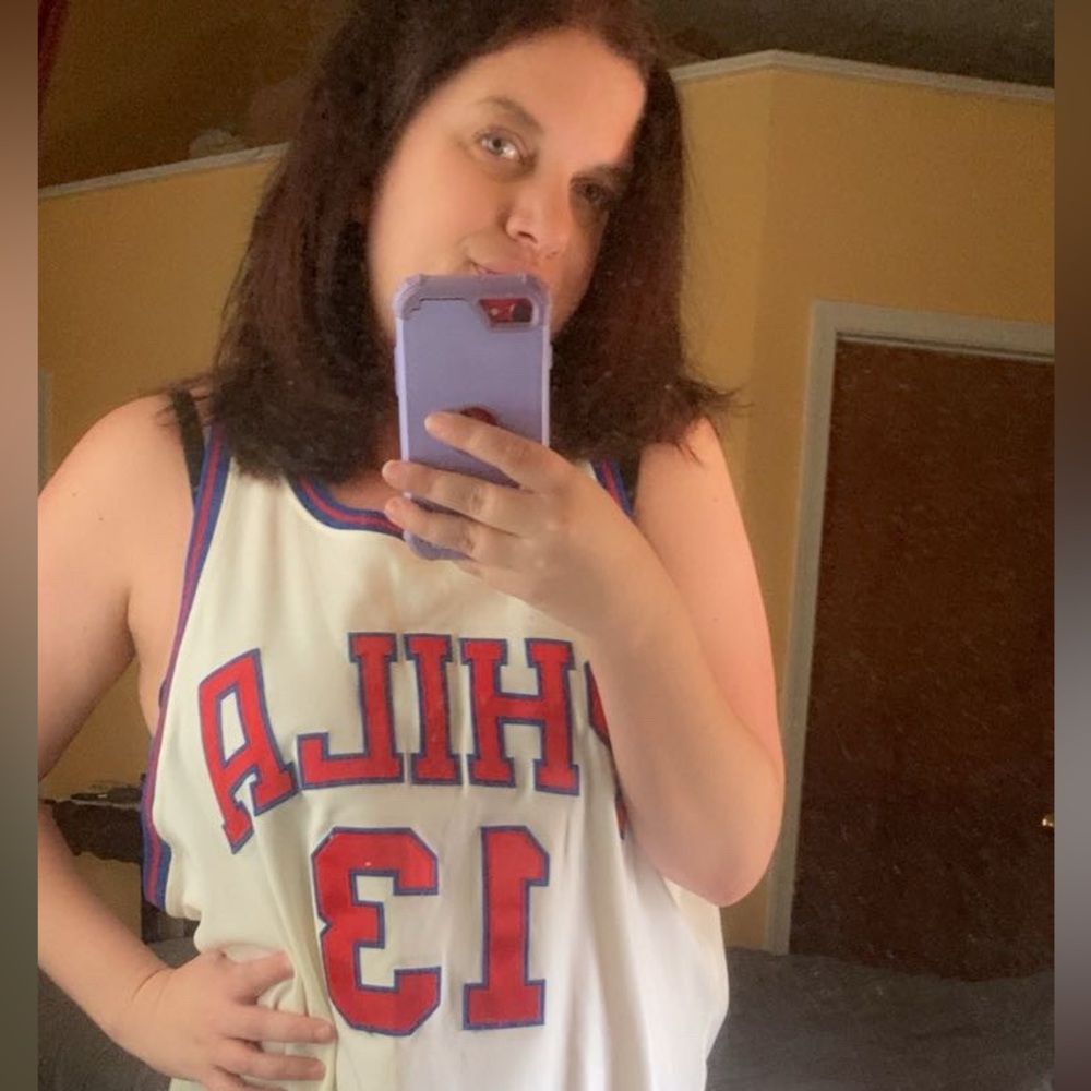 Vintage Wilt Chamberlain #13 Sixers Jersey